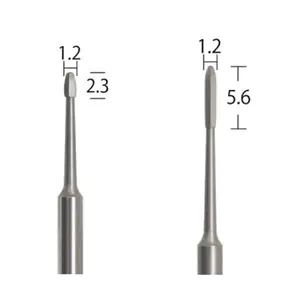 1Pcs Quality Polygon Tungsten Carbide Nail Drill Bit Milling Manicure Machine Equipment Cuticle Clean Bur 2.35mm Shaft