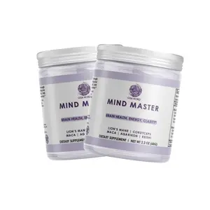 Mind Master - Mushroom Mix (60-Day Supply) Healthcare Fitness Supplement Brain Healthcare Fitness Dietary Edible