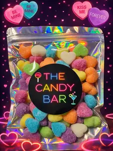 Candy Crush Hearts - Gummy Candy Sour Hearts 1lb