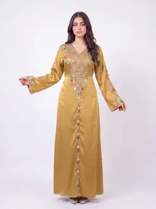 Stella Galabiya - Embrodiered Women's Galabiya, Traditional, Ceremonial Perfect for Eid Dress, Ramadan, Gifts for Her