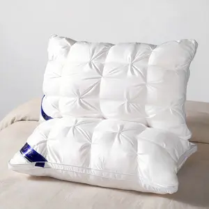 2/4 Pack Luxury Cooling Pillows – Ergonomic Neck Support, Plush & Breathable, Hypoallergenic Fill, Machine-Washable bed accessories , All-Season Comfort for Back, Side & Stomach Sleepers, Ideal Gift firm pillow