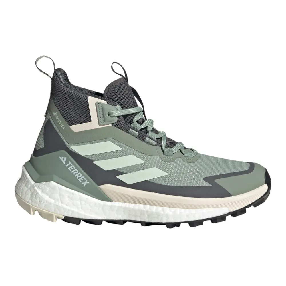 adidas Womens Terrex Free Hiker 2.0 Gore-Tex Hiking Hiking Sneakers Shoes - Green