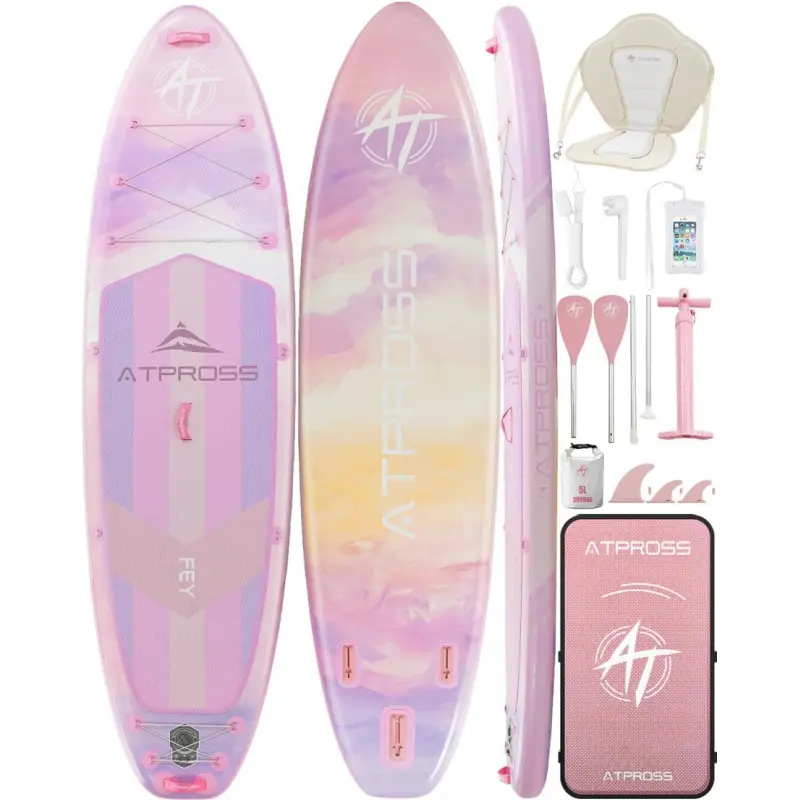 [DealsForYouDays] Inflatable Paddleboard, 11'6"x35" Extra Wide Stand-Up Paddle Board with 450lbs Capacity, Premium Accessories Kit & Backpack for Adults & Youth of All Skill Levels