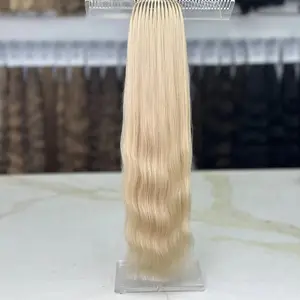 K-tip Slavic hair, colored, wavy 22 inch, 114gr, 191 str