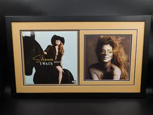 Shania Twain Signed Autographed Queen of Me Album Framed JSA COA Country Music B