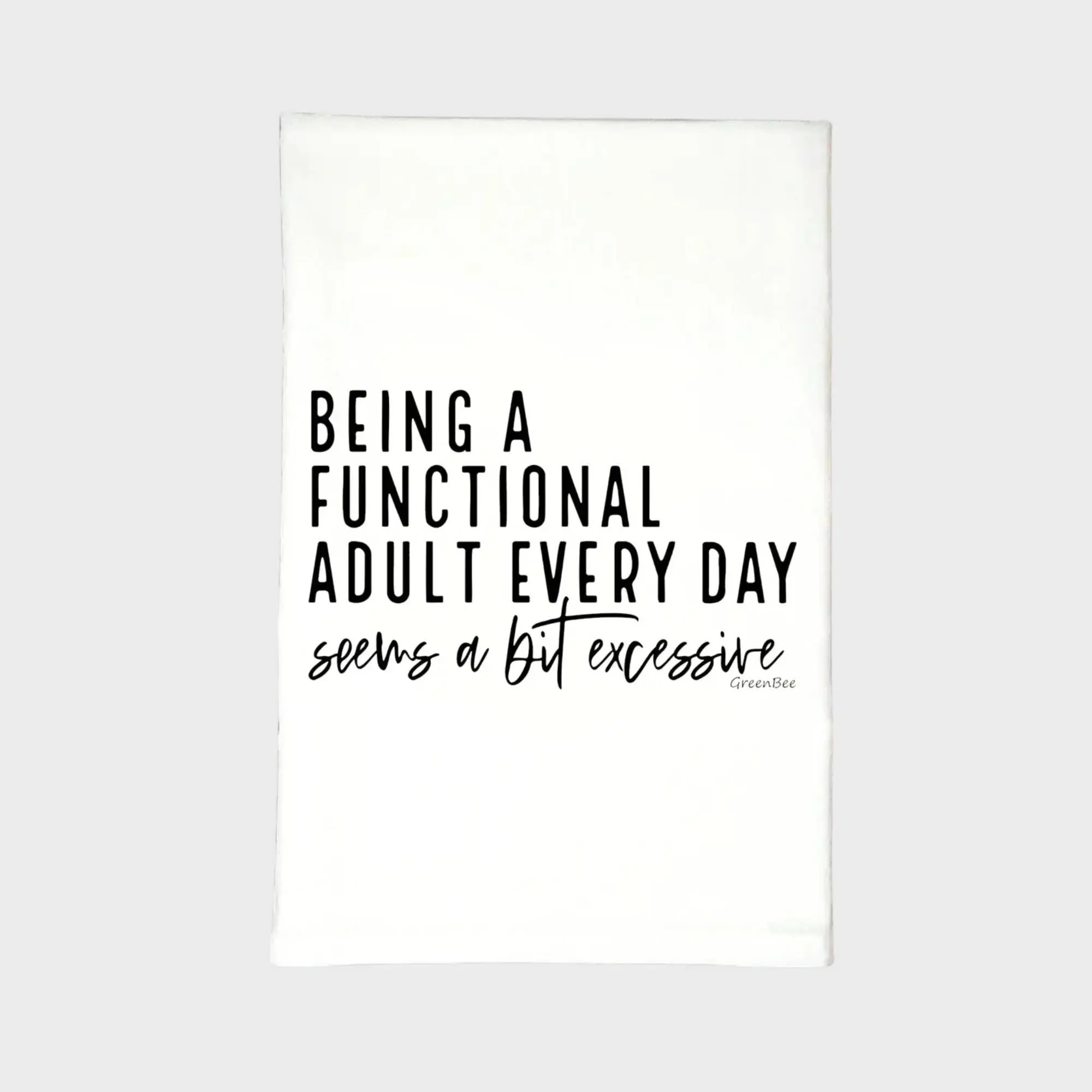 Adulting Kitchen Towel