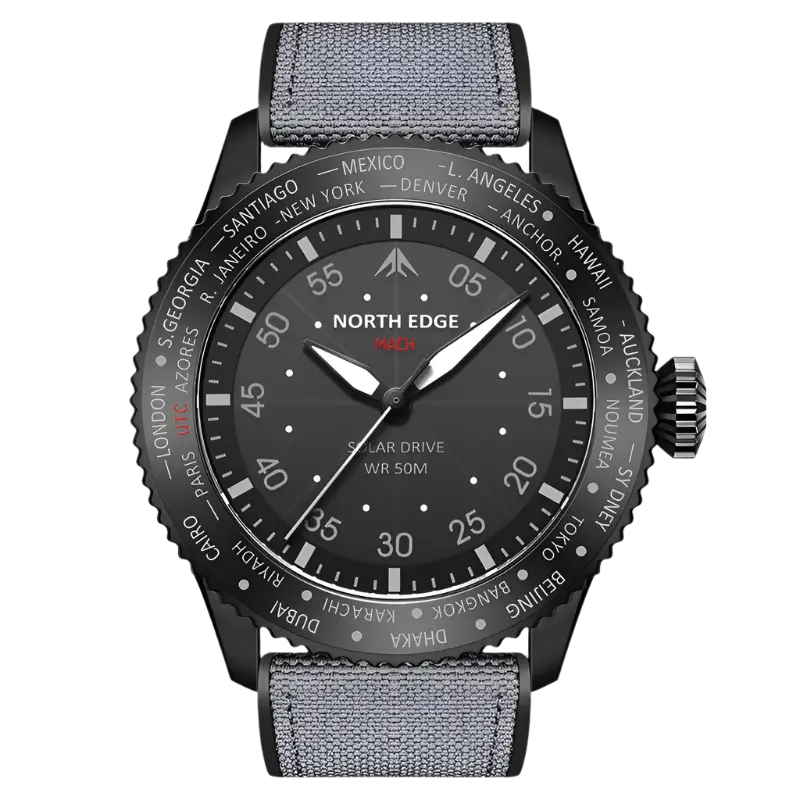 Solar Powered Watch - North Edge - MACH