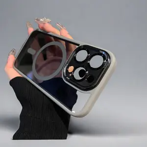 1 count Clear Designed for Magnetic Wireless Charging Phone case for iPhone 15 Pro Max /15 Pro/14 ProMax /14 Pro/13 Pro Max/13 Pro