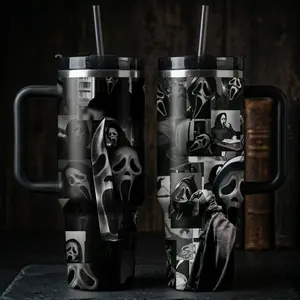 Scream 7 Ghost Face Tumbler Cup, Movies 2026 Fan Cup, Gifts For Friend, Gift
