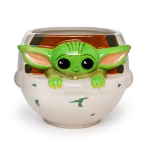 Star Wars: The Mandalorian The Child Sculpted Ceramic Mug | Holds 20 Ounces