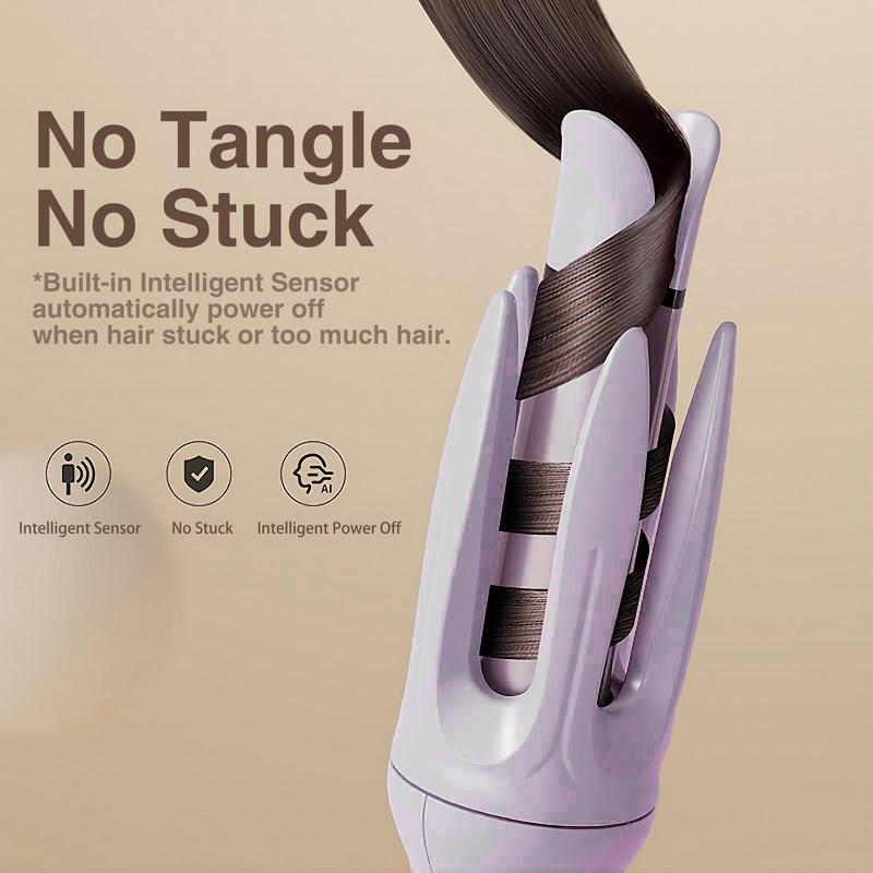 Automatic Hair Curling Iron,28mm Hair Curler, Negative Ion Automatic Hair Hair Curl Wand,4 Modes Temperatures Rotating Curling Iron for Women,Automatic Curling Stick Anti-Scald,Anti-Tangle Rotating,Easy to Use Hair,Women's Gifts Girlfriends Gifts