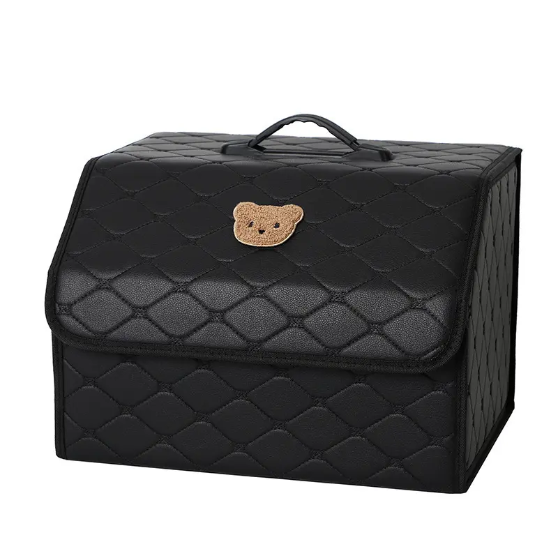 Large Bear Folding Storage Box Black