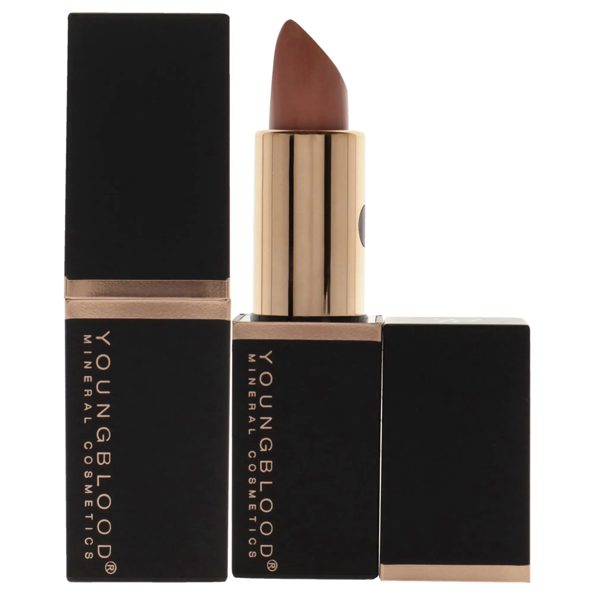 Youngblood Mineral Creme Lipstick - Blushing Nude, Women's Cosmetic Makeup for Natural Look, 0.14oz Tested Shade (Tester)
