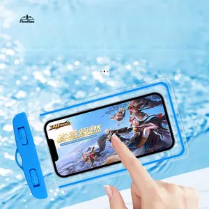 2PC Waterproof Touch Screen Floating Phone Bag, Swimming Equipment Pouch for Swimming, Water Park Outdoor Use
