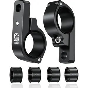2 PCS Light Bar Mounts, Aluminium Alloy LED Light Mounting Brackets, Sturdy Roll Bar Clamps For Motorcycle,ATV,UTV,Truck, Fit for 0.875" / 1" / 1.125" / 1.26" / 1.375" Handlebar Roll Cages