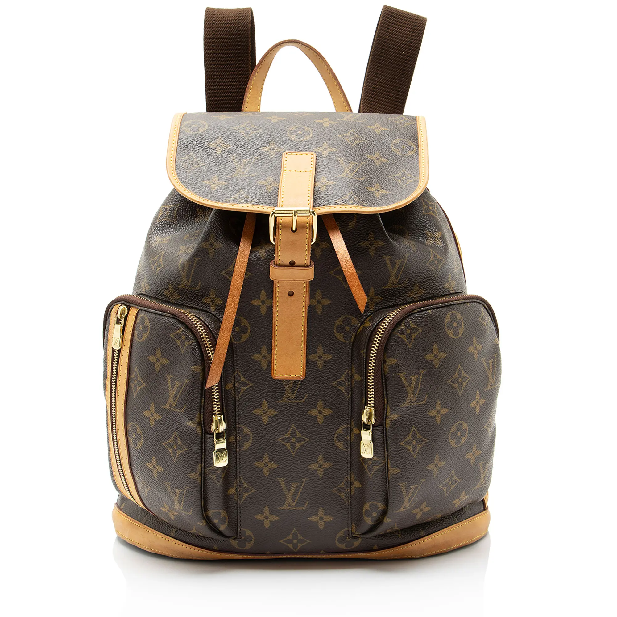 Pre-owned Louis Vuitton Leather Backpacks Monogram Canvas Bosphore Backpack