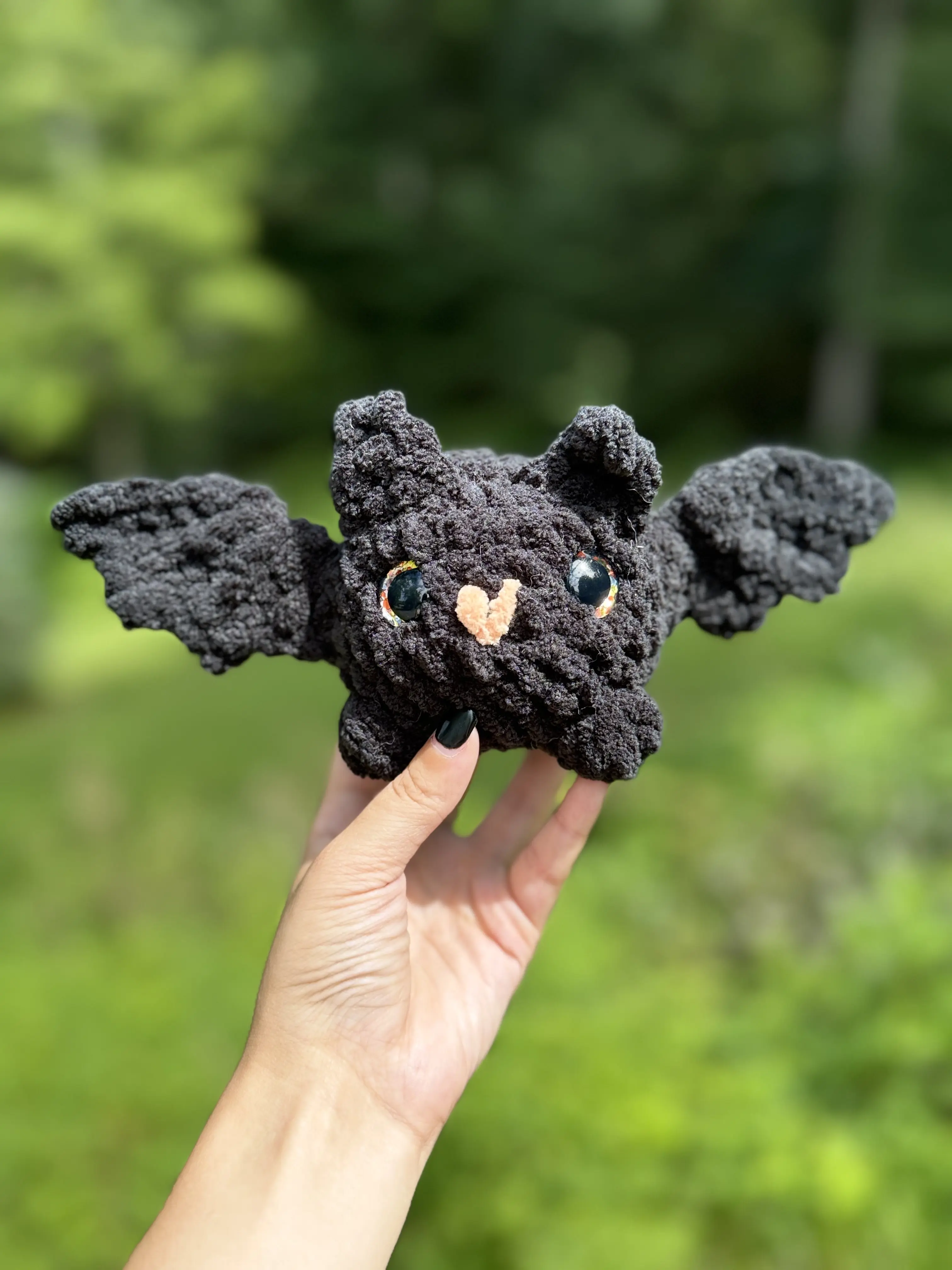 Handmade Crochet Bat Plushie