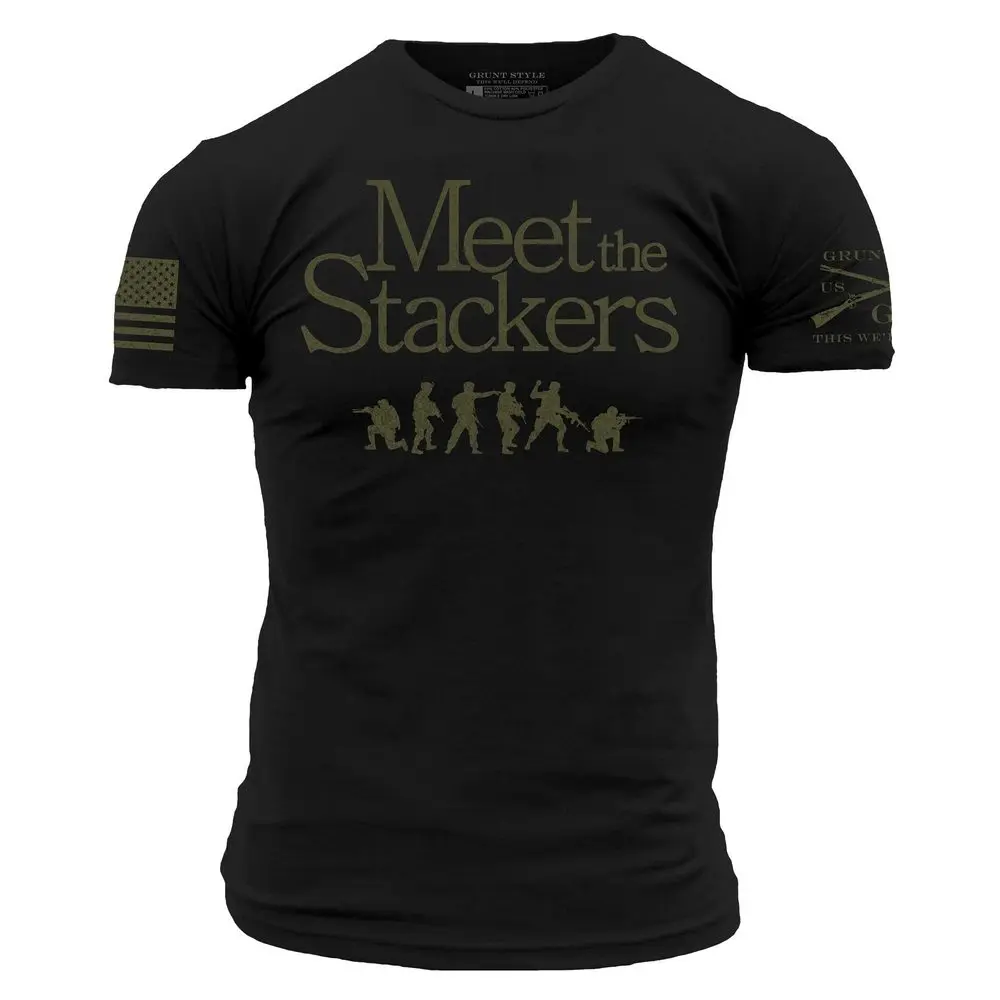 Meet The Stackers T-Shirt - Black