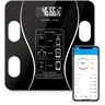 Smart Scale for Body Weight, Digital Bathroom Scale BMI Weighing Body Fat Scale, Accurate Body Composition Scale Monitor for People's Health with Smartphone App, Compact Size, 400lb Healthcare Fit, Mother's Day gift sohochic sohochic sohochic sohochic soh