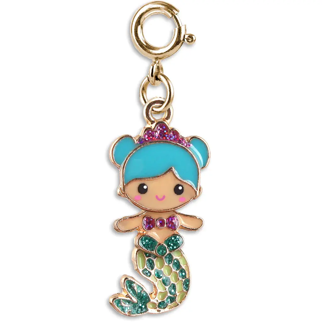 Charm It!- Gold Swivel Mermaid Charm