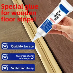 Edge Banding Wood Strip Special Glue Metal Wood Floor Door Sill Strip Nail-Free Glue Skirting Line Strong Adhesive