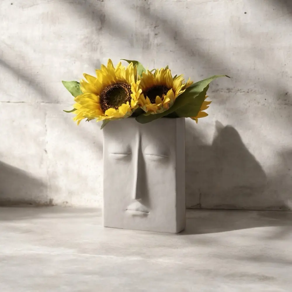 Face Vase Painting - Personalized and Creative Home Decor