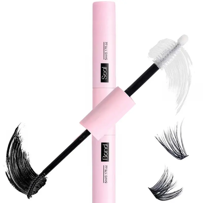 1/3 counts Lashes Extension Kit, 2 In 1 Waterproof Sticky Eyelash Glue With Double Ends For Eyelash Extensions, Glue For Cluster, Fluffy Eyelash Clusters, & Individual Eyelashes For Daily Use, Eyelash Bond Glue, Makeup For Girls And Ladies