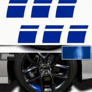 6pcs Car Wheel HUB Reflective Decorative Stickers, Night Glow Safety Modification Stickers, Unique Car Wheel Rim Decoration, Designed for Car Wheels