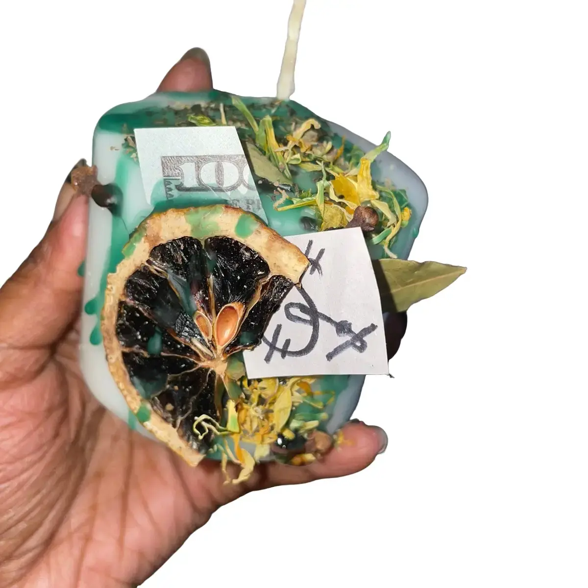 Enchanted Money Spell Candle