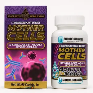 Mother Cells | Extracto Estándar de Plantas – Apoya la Regeneración Celular y Estimula Células Madre Adultas | Cellular Renewal & Adult Stem Cell Support | 60 Cápsulas