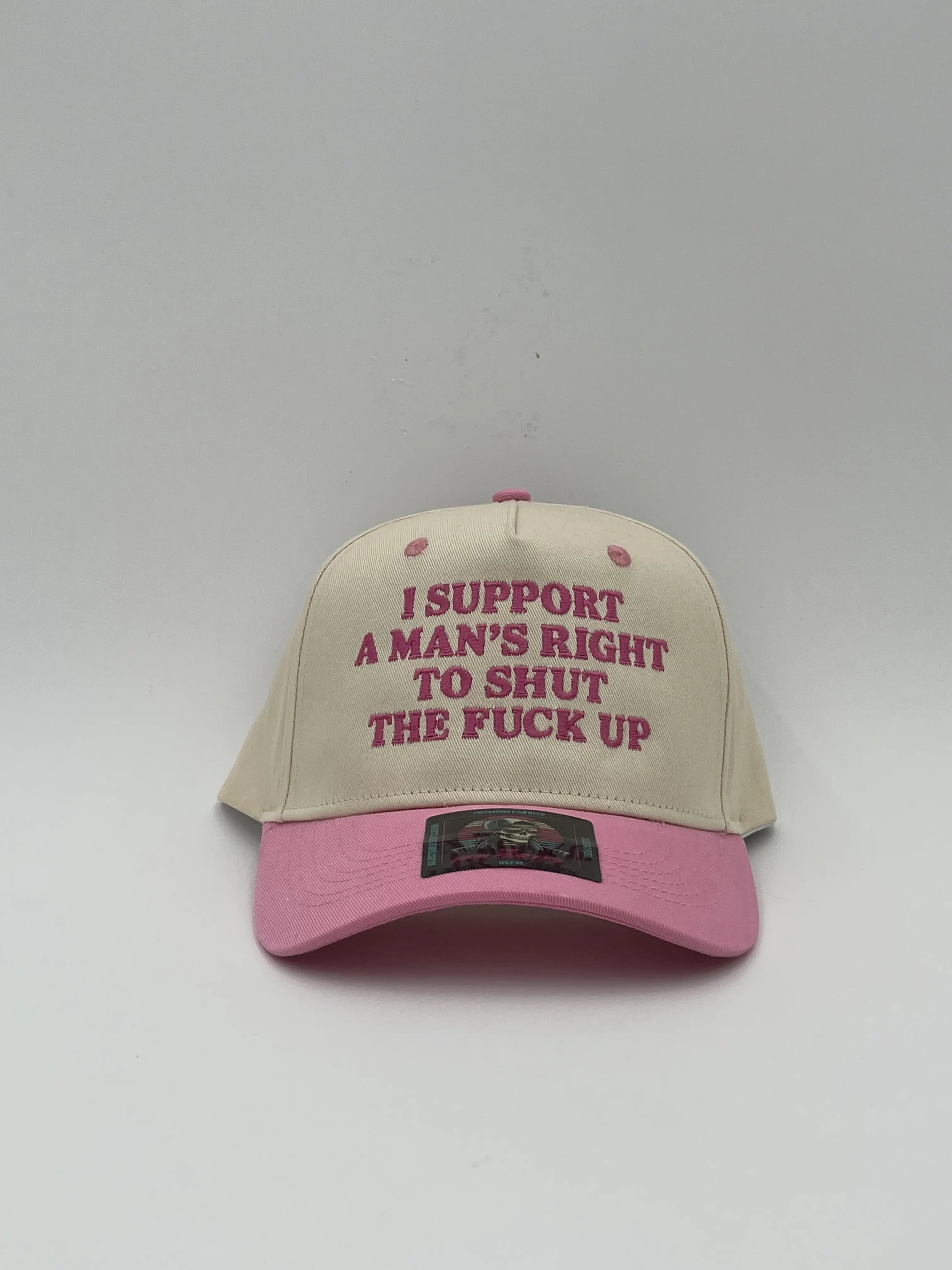 I Support A Mans Right To Shut The F Up Hat | Women's Accessories Funny Comedy