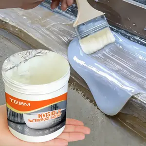Transparent Waterproof Coating, Invisible Leak Repair for Exterior Walls, Ceilings, Kitchen, Bathroom, Balcony, Includes Tool Brush, Hydrophobic Sealant
