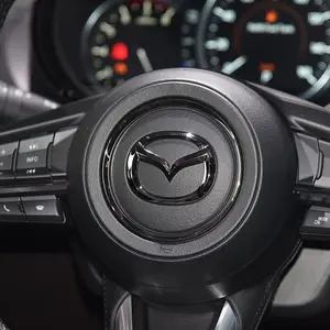 1pcs 59mm Mazda Steering Wheel Center Logo Sticker, Decal for Cars, DIY Car Interior Decoration for Mazda 3 6 Cx3 Cx5 Atenza Axela Mx5 Rx7 Car Accessories