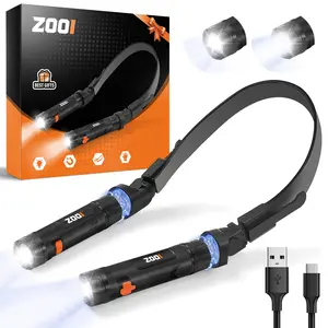 ZOOI Neck Light, Gifts for Men, Neck Flashlight Lamp, Dad Gifts for Him Boyfriend Husband, Fathers Day Mens Gifts for Dad, Gift for Men Who Have Everything, Cool Gadgets Stuff for Camping, Fishing
