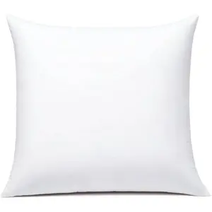 Throw Pillow Inserts Hypoallergenic Premium Pillow Stuffer Square Form for Decorative Pillow Covers Cushion Set of 1 18 x 18 Inches