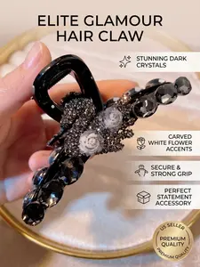 Large Hair Claw Clip, Elegant Vintage Style, Metal Non-Slip Strong Hold, Perfect for Thick Hair, Party and Daily Use, 1 Piece