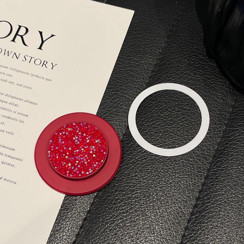 Brilliant diamond model, super strong magnetic mobile phone holder, multi-color luxury color matching, free horizontal and vertical screen hovering, full of high-end feeling, strong adsorption and no falling, universal for mobile phones/tablets/airpods