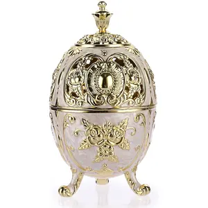 Vintage Incense Burner Holder with Removable Ash Catchers, Metal Censer Antique Cone Coil Incense Burner Holder Zinc Alloy Spiritual Aromatherapy Yoga Meditation Gifts Retro Home Decoration