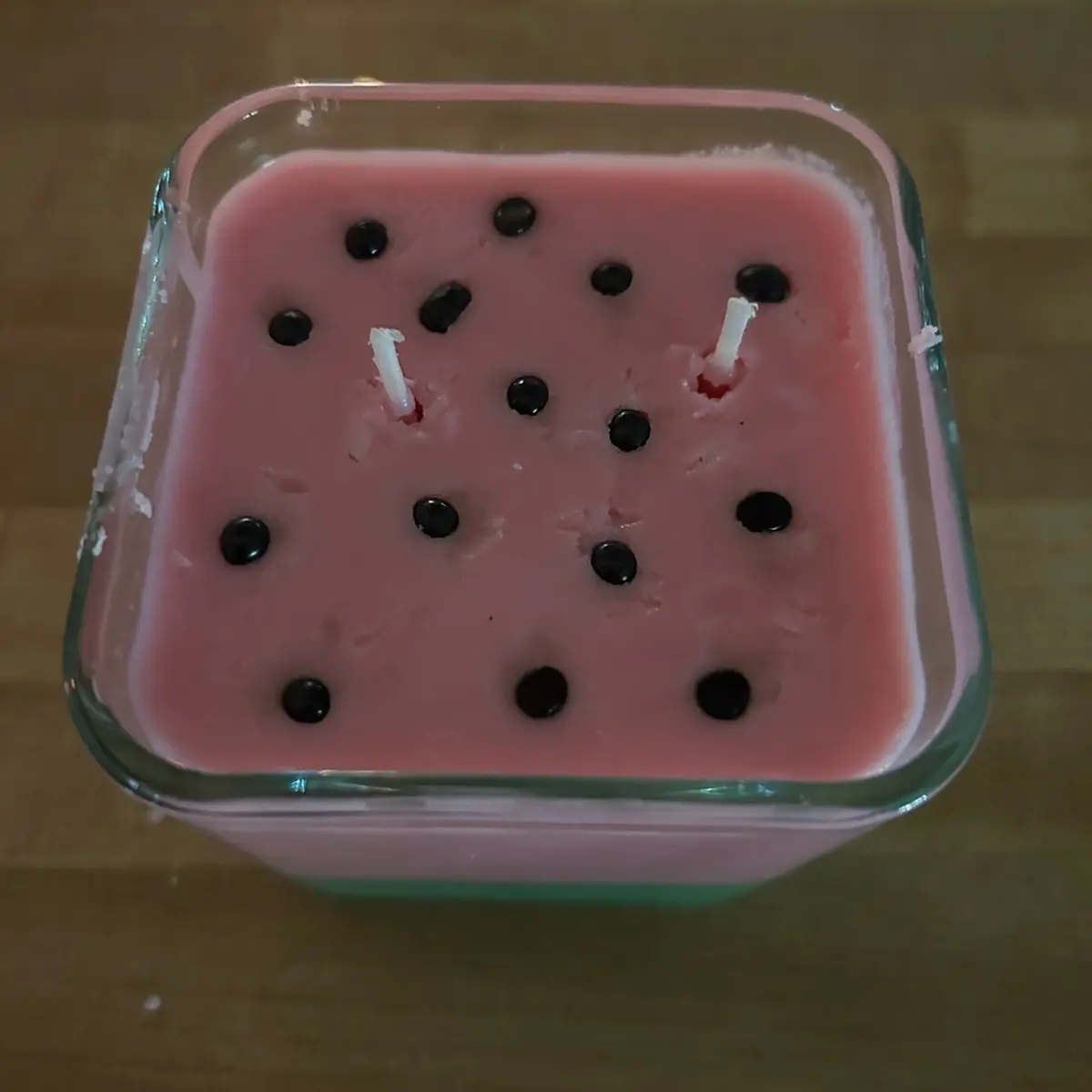 Wacky watermelon will have your guest asking for the information on where you got  Decorthis beautiful candle Decoration
