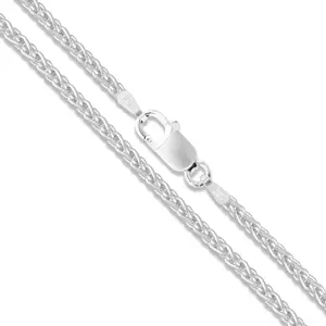 Wheat - 1.4mm - Sterling Silver Wheat Chain Necklace - 22"