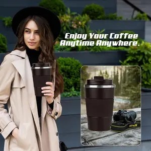510ML Stainless Steel Vacuum Insulated Water Bottle, Dual-Layer Thermos Flask for Hot & Cold Drinks, Perfect Gift for Camping Travel