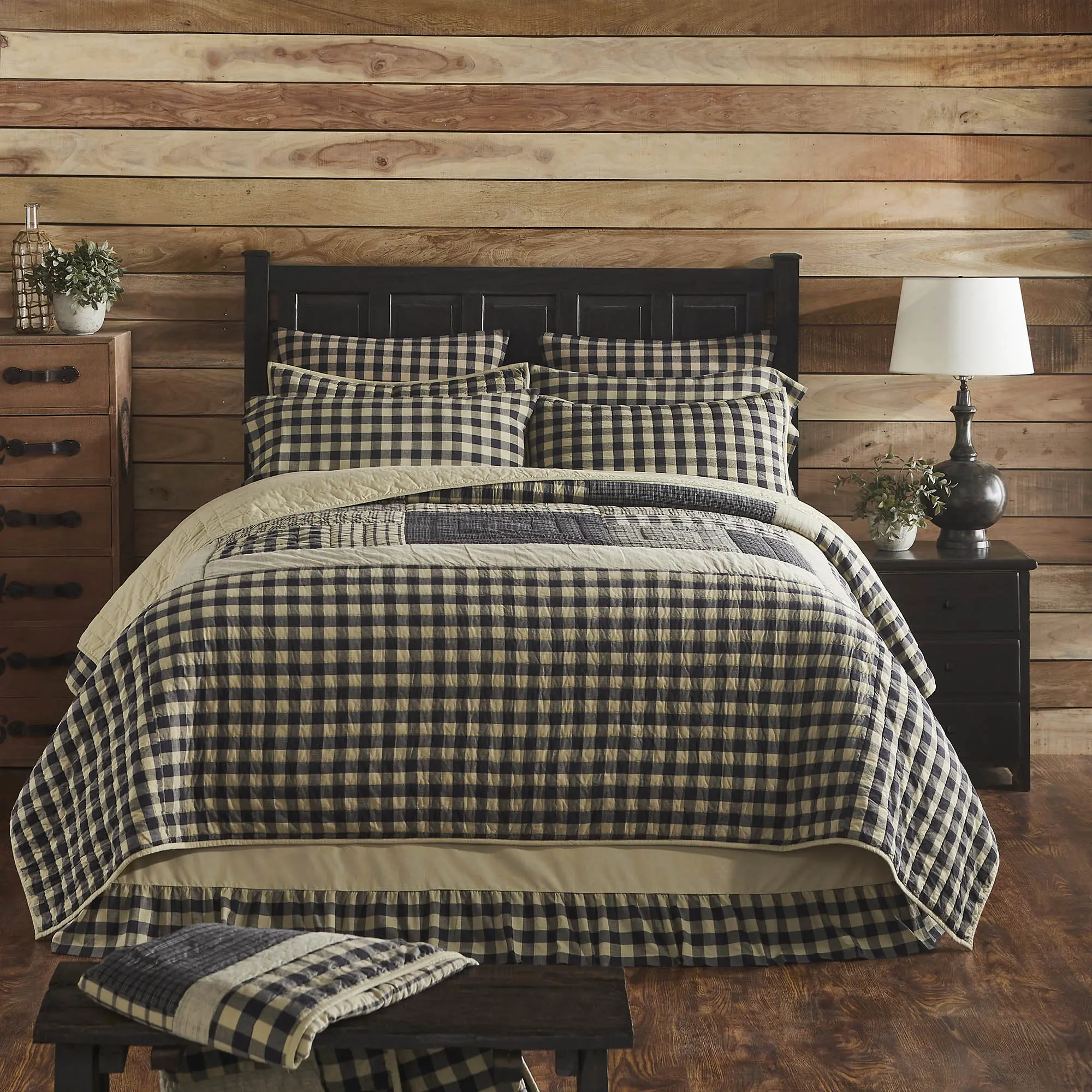 My Country Navy & Khaki Quilt