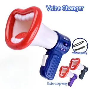 Creative Voice Changer Toy, Fun Sound Effect Recorder, Ideal for Tiktok Challenges & Party Games, Unique Novelty Item,Voice Changer Horn Toy with Multi Button Design, Mouth Changing Amplifier Recording Megaphone Trick Joke Toys for Kids Gifts