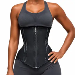 QUISHAPER Breathable Waist Trainer Corset for Women Shapewear Tummy Control Body Shaper Postpartum Cincher Segmented Workout Girdle Sport
