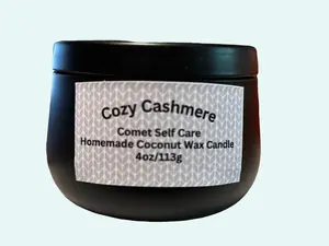 Cozy Cashmere Comet Self Care Handmade Coconut Wax Candle