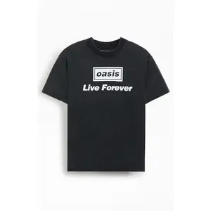 PacSun Men's Oasis Live Forever T-Shirt - Multicolor
