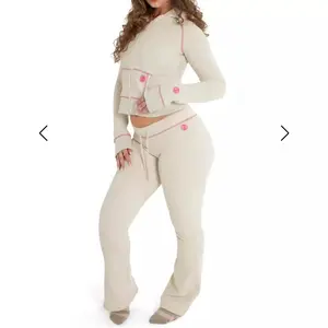 2025 Women's cardigan, long-sleeved and long pants fashion set