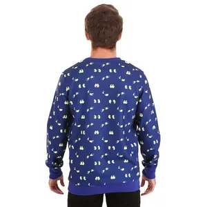 Adult Scooby-Doo Glow-in-the-Dark Ugly Halloween Sweatshirt