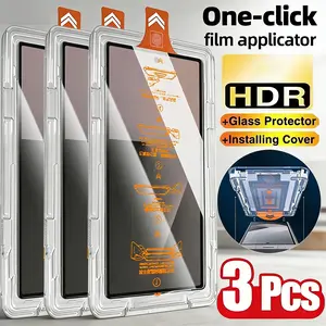 3 Pcs For Samsung Galaxy Z Fold 7 6 5 4 3 Z-Fold7 Fold7 Fold6 Screen Protector Fingerprint Toughened Glass Accessories No Dust Easy Kit