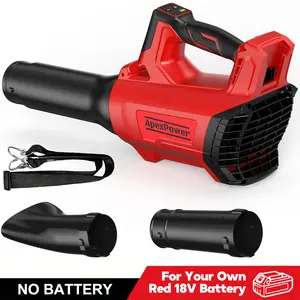 Brushless Cordless Leaf Blower, for Milwaukee M18 Battery, 26000 Rpm Motor Speed, Turbo Mode For Extra Power, Adjustable Airflow Settings, Handheld, Lightweight Design, Perfect For Patio / Yard Cleaning, No Battery Included